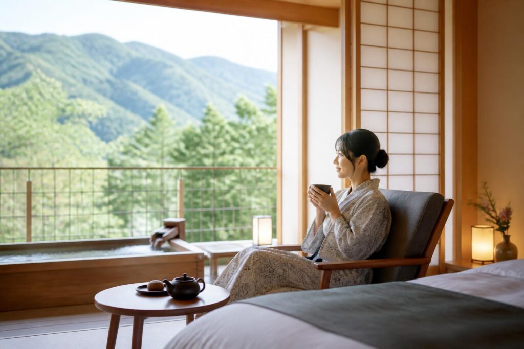 源泉かけ流しの温泉宿で一人旅を楽しむためのポイントは？