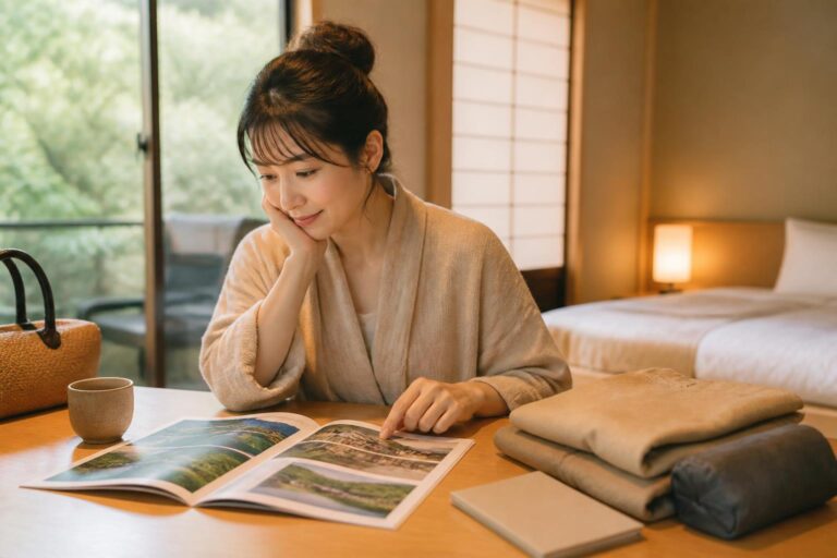 大人女子の一人旅に向く温泉宿の特徴は？